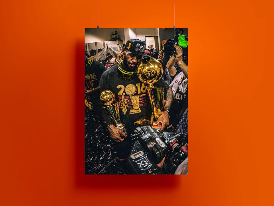 King Lebron James Poster