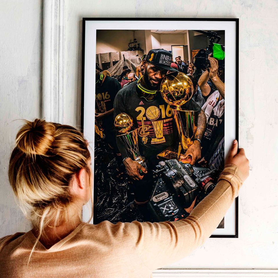 King Lebron James Poster