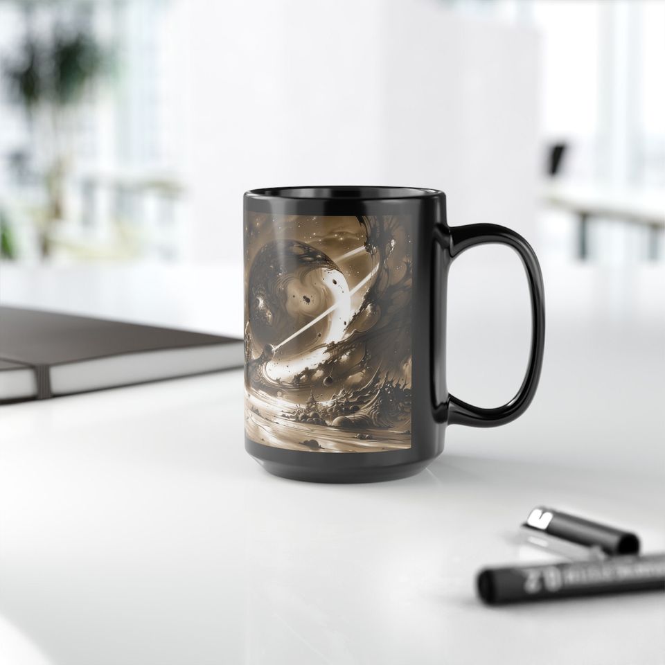 Deep Space Chaos Space Mug, Ceramic Coffee Cup