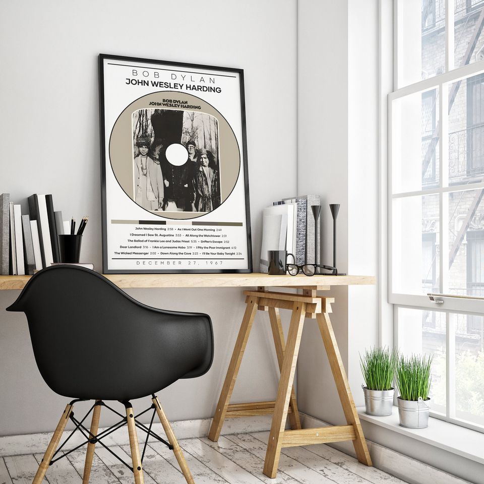 Bob Dylan Poster Print | John Wesley Harding Poster