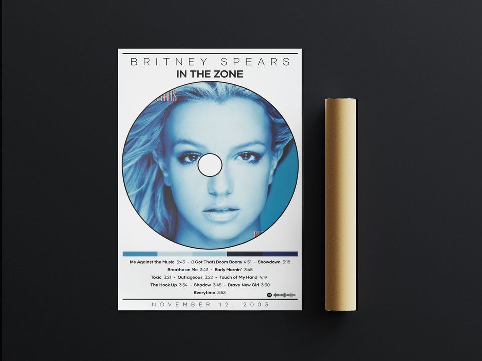 Britney Spears Poster Print | In the Zone Poster