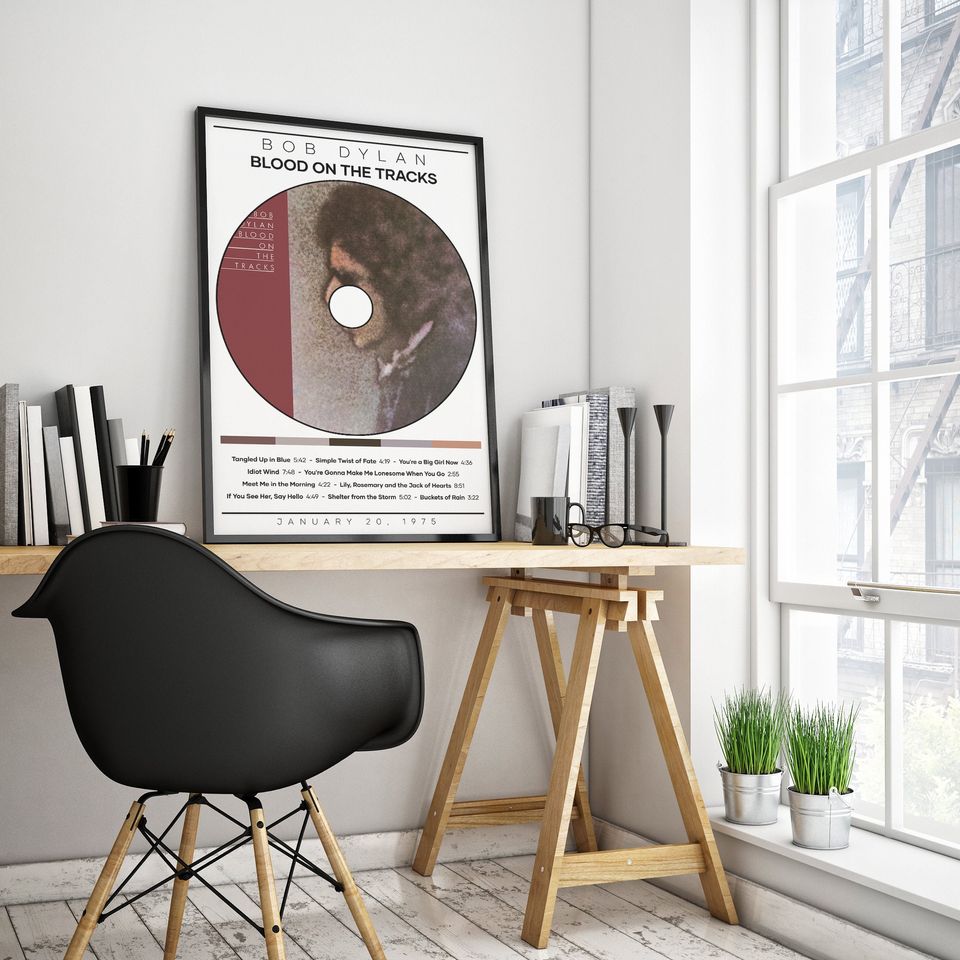 Bob Dylan Poster Print | Blood on the Tracks Poster