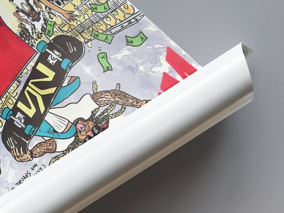 Lil Wayne Poster, Lil Wayne Concert Poster, Retro Music Poster