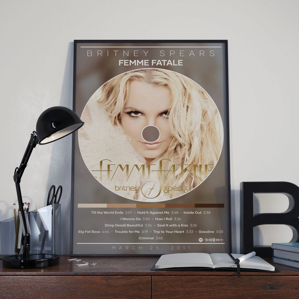 Britney Spears Poster Print | Femme Fatale Poster