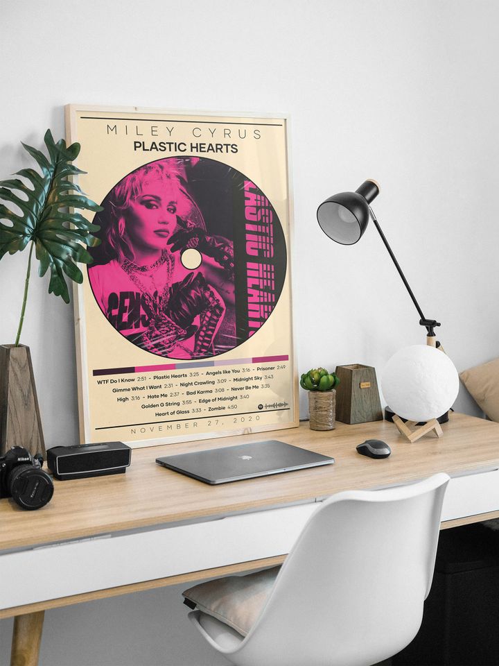 Miley Cyrus Poster Print | Plastic Hearts Poster