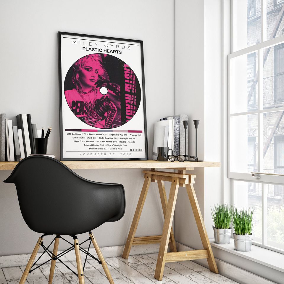 Miley Cyrus Poster Print | Plastic Hearts Poster