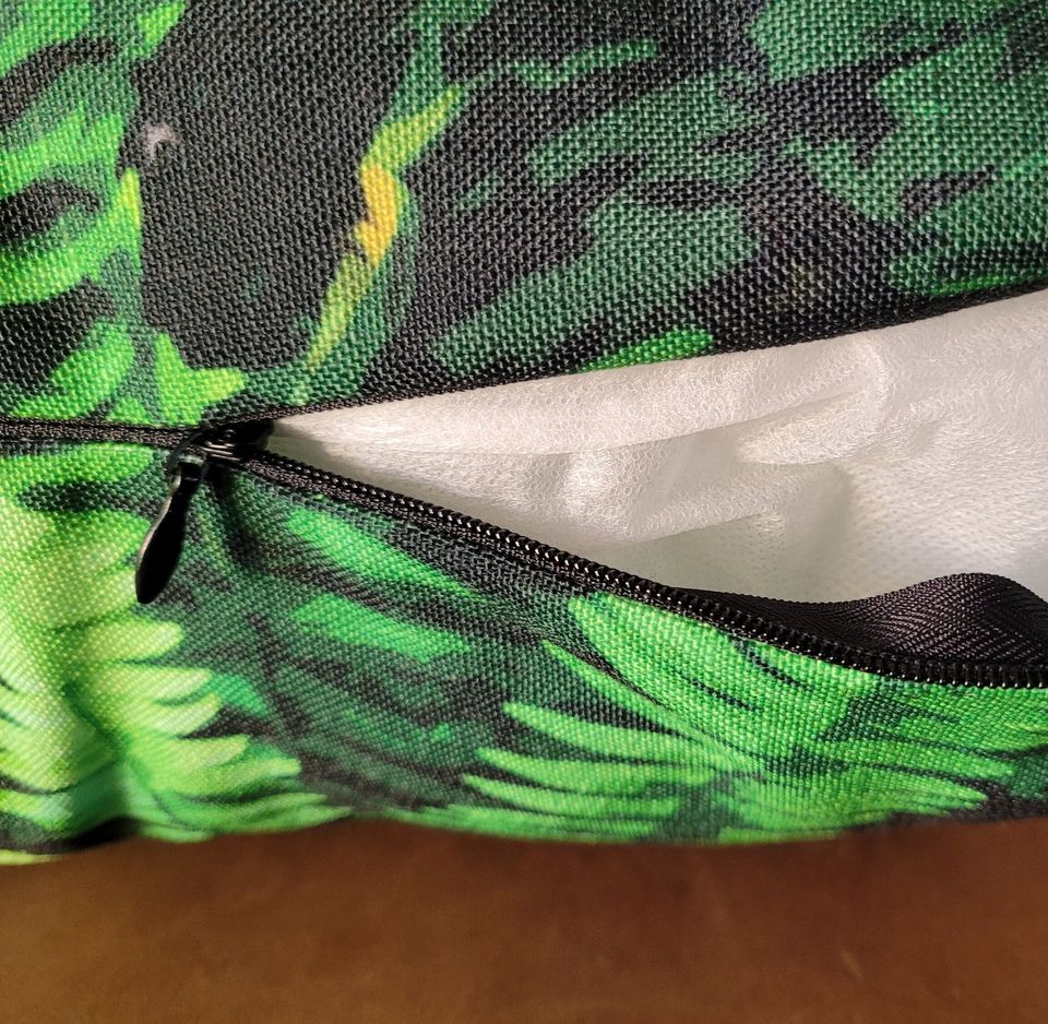 Grand Lake Pillow Cover / Oklahoma / Map / Linen Texture / Washable