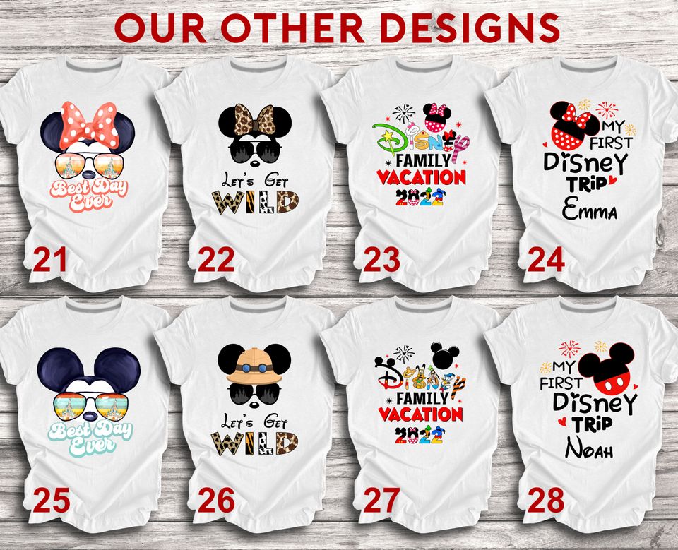 Disney Trip Shirt, Disney Characters Shirt