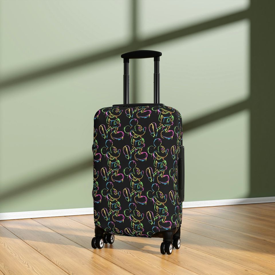Disney Green Mickey Mouse Luggage Cover