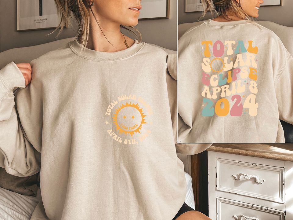 Total Solar Eclipse 2024 Hoodie, Eclipse Event 2024 Shirt, Celestial Shirt, Gift for Eclipse