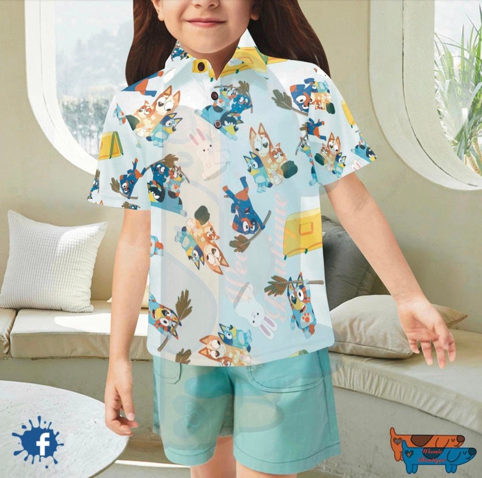 BlueyDad Hawaiian Shirts - BlueyDad Inspired
