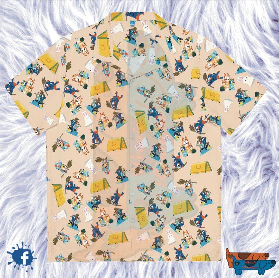 BlueyDad Hawaiian Shirts - BlueyDad Inspired