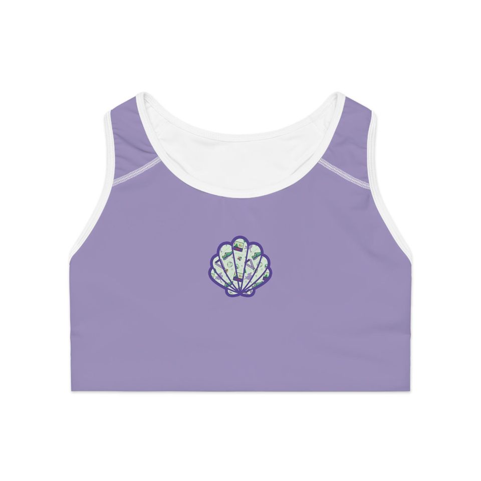 Mermaid Disney Women's Sports Bra