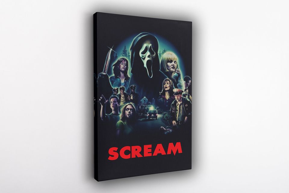 Scream Poster, Scream, Scream Movie Poster, Room Decor, Home Decor, Movie Poster for Gift