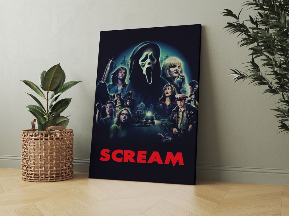 Scream Poster, Scream, Scream Movie Poster, Room Decor, Home Decor, Movie Poster for Gift