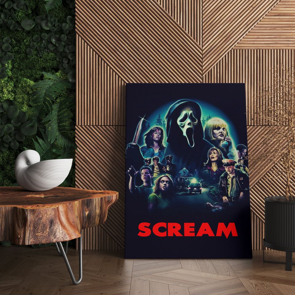 Scream Poster, Scream, Scream Movie Poster, Room Decor, Home Decor, Movie Poster for Gift