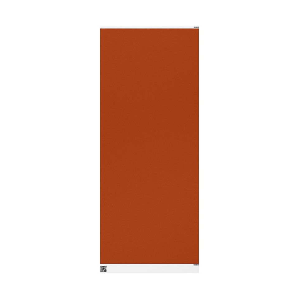 Burnt Orange Gift Paper| Dark orange Roll Wrapping Paper| Christmas Gift Paper| Solid wrapping paper | Minimalist Holiday Gift Wrap| Fall