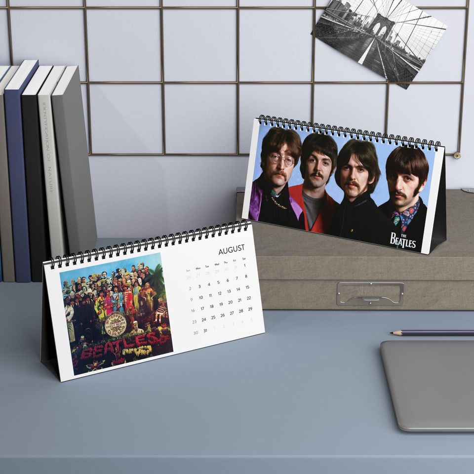 The Beatles All You Need Is Time Desktop 2026 Calendar