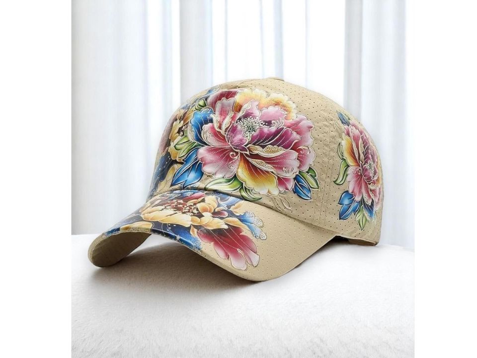 Floral Print Baseball Cap: Unisex Summer Hat