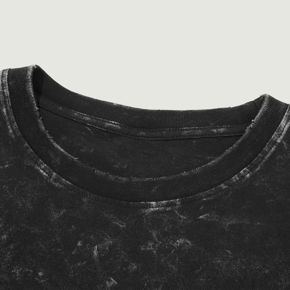 Jujutsu Satoru Anime Acid Washed Oversize T-Shirt Satoru Gojo Anime Tee Gift For Him