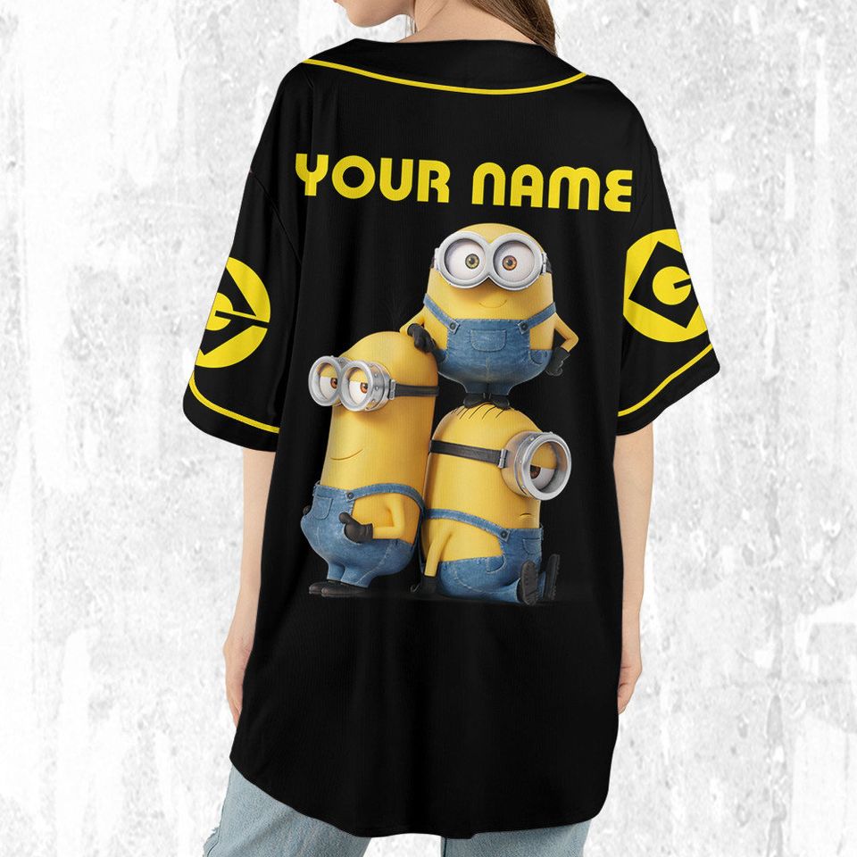 Personalized Minions Family Baseball Jersey