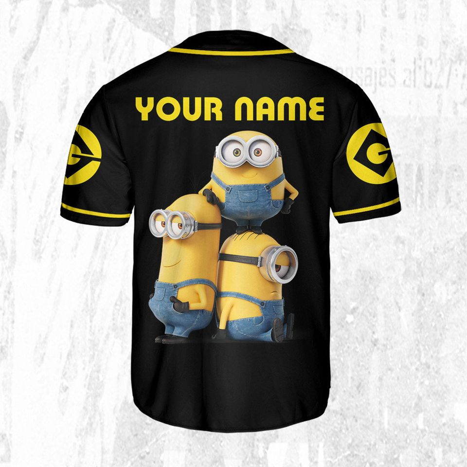 Personalized Minions Family Baseball Jersey