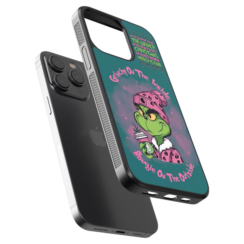 Funny funny character Christmas Phone Case: iPhone, Samsung