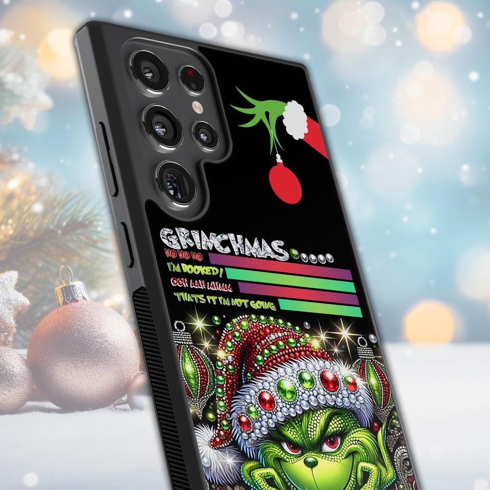 Grin Phone Case: Funny Christmas
