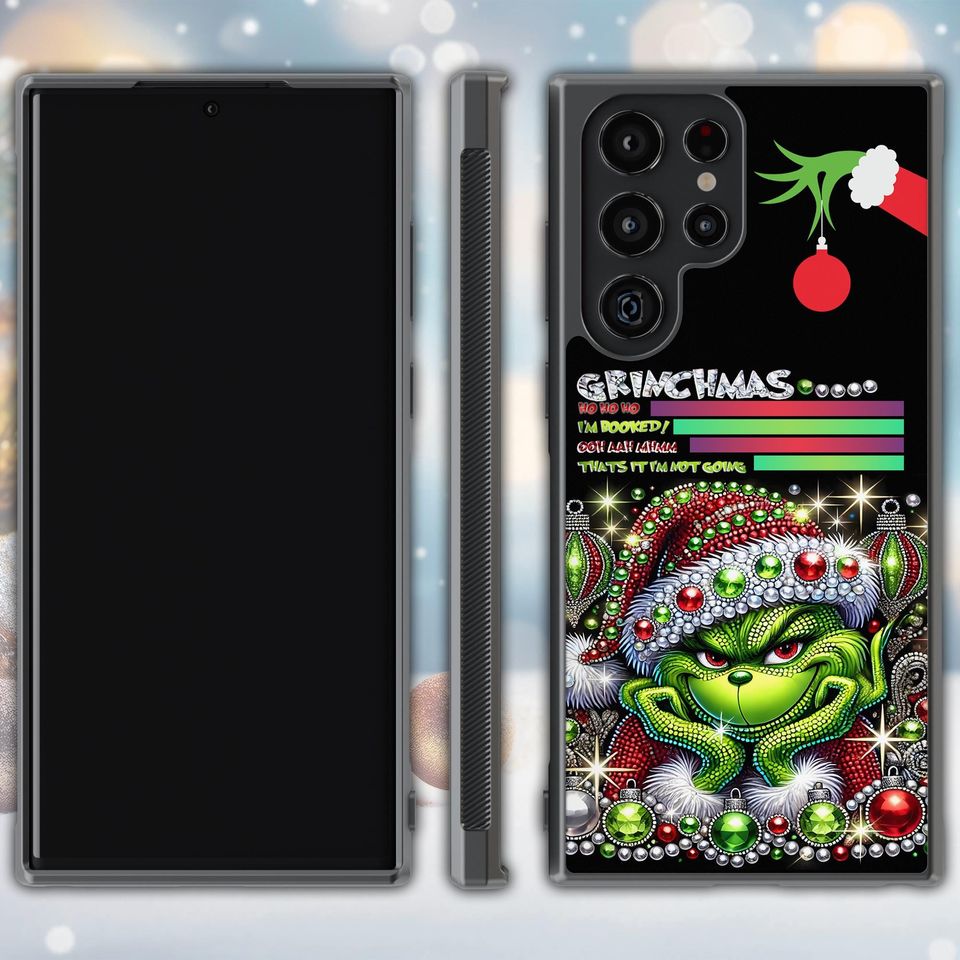 Grin Phone Case: Funny Christmas