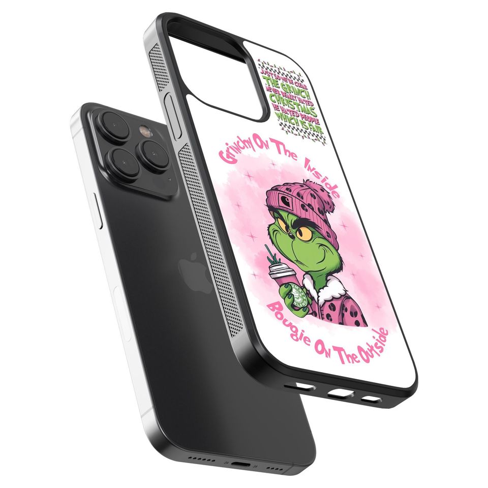 Funny funny character Christmas Phone Case: iPhone, Samsung