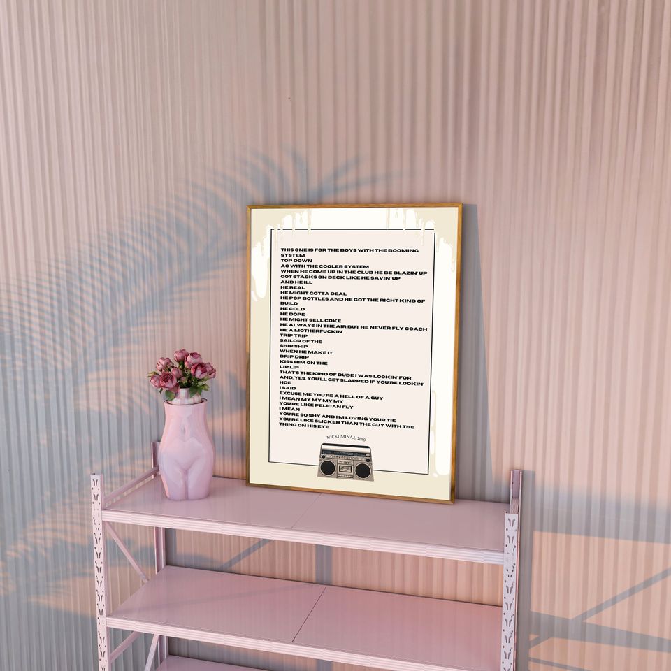 Inspired by Nicki Minaj | Superbass Home Decor