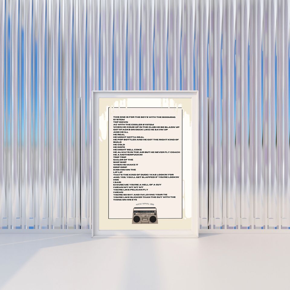 Inspired by Nicki Minaj | Superbass Home Decor