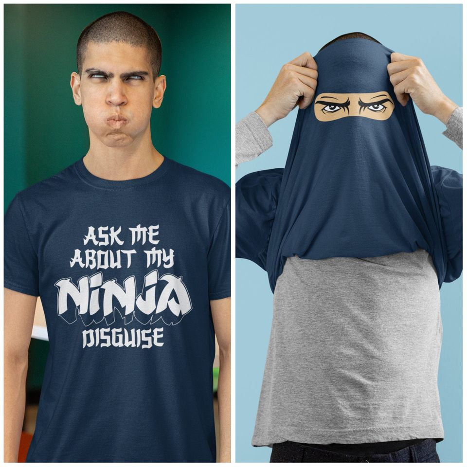 Ask Me About My Ninja Disguise Flip T-Shirt