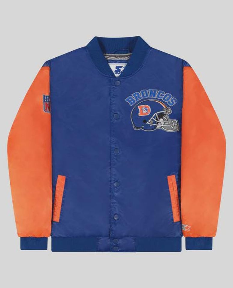 Denver Football Broncos Baseball Jacket