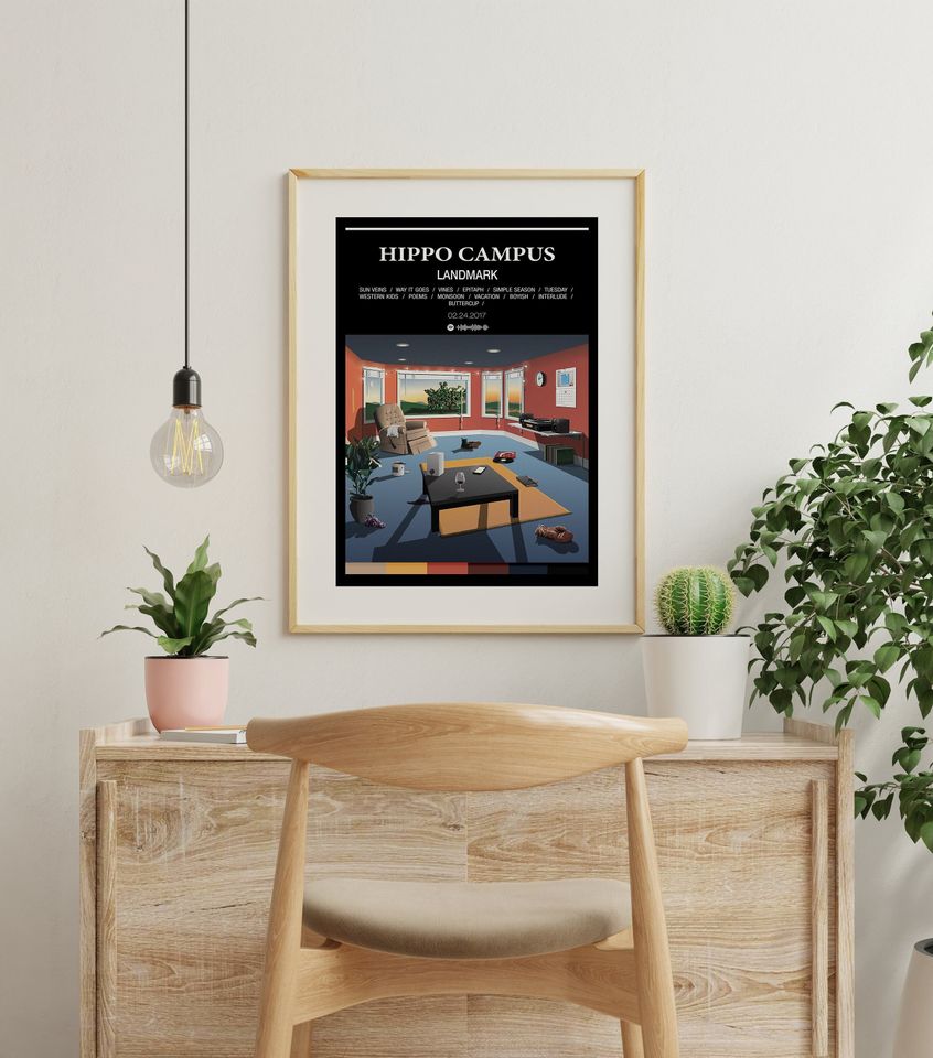 Hippo Campus  - Landmark  - Album Poster