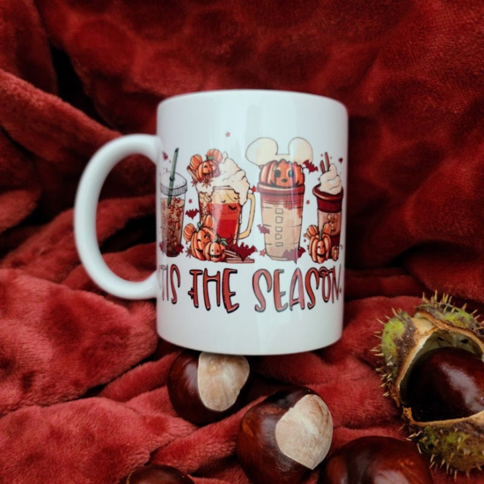 Mug Mickey Halloween white printed