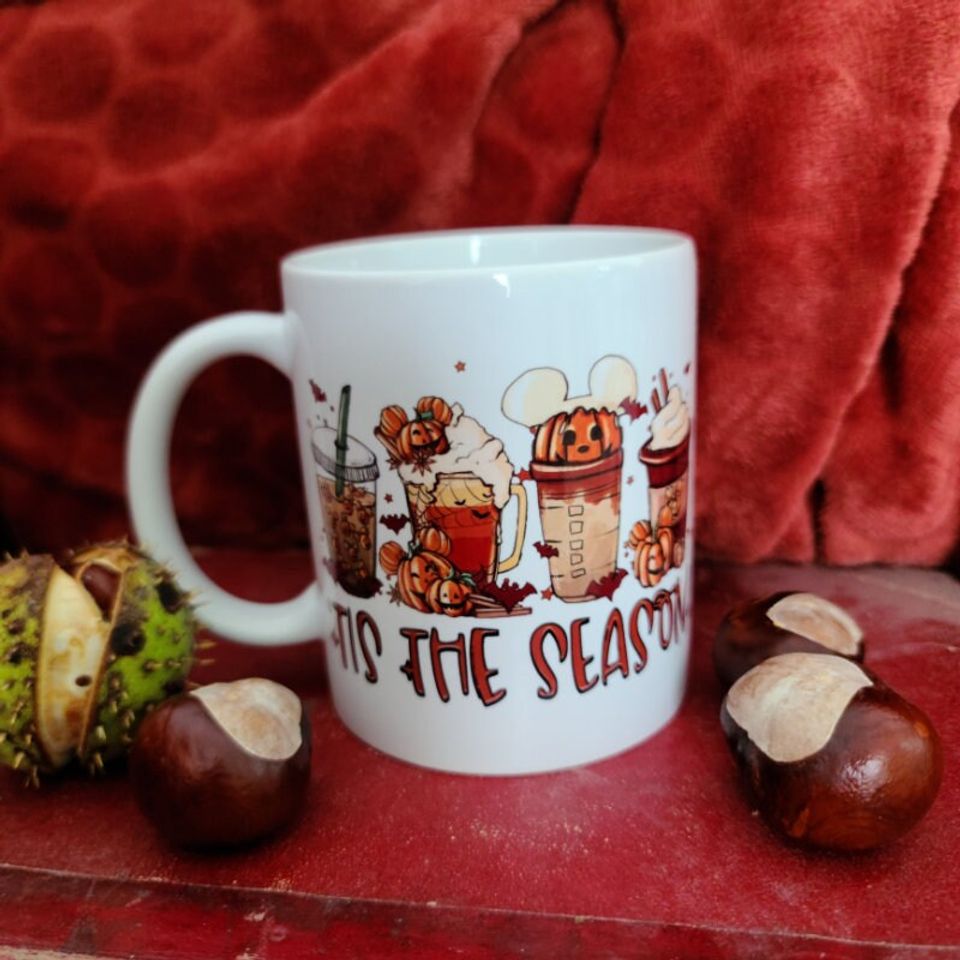 Mug Mickey Halloween white printed