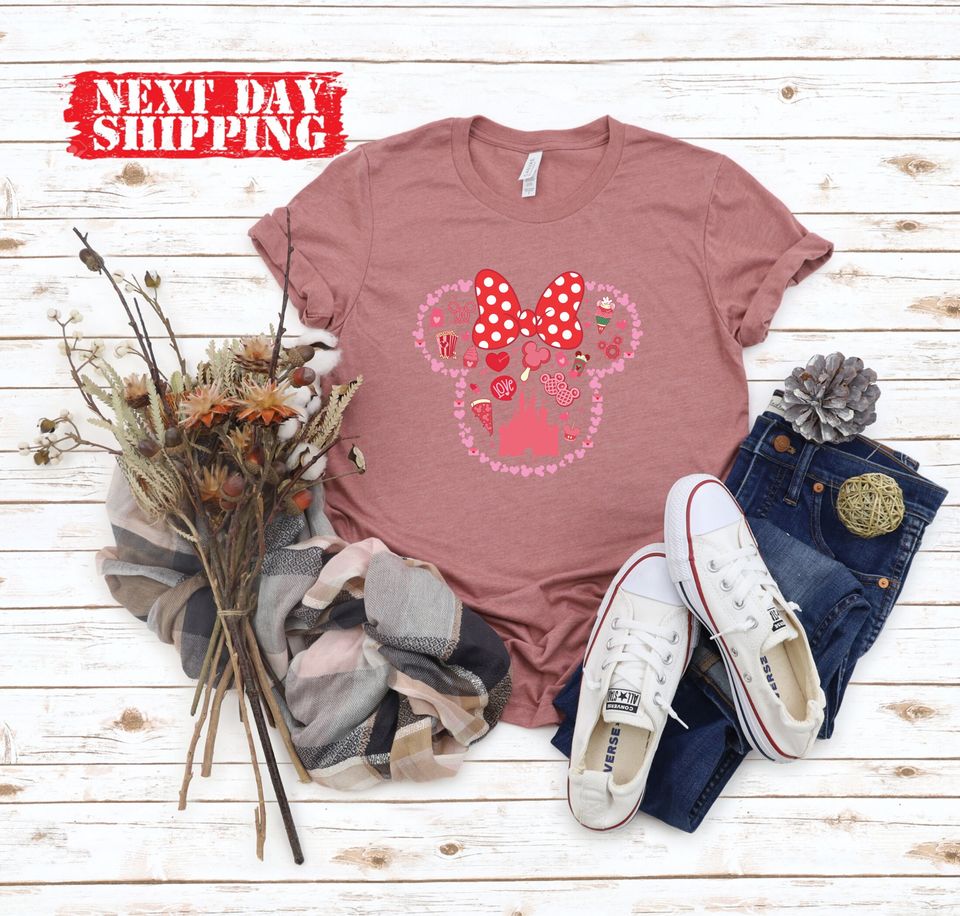 Custom Disney Valentines Day Couple Shirts