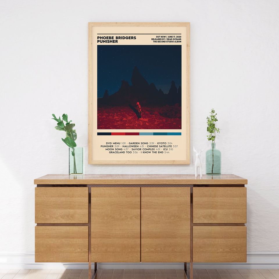 Phoebe Bridgers -  Punisher Album Poster