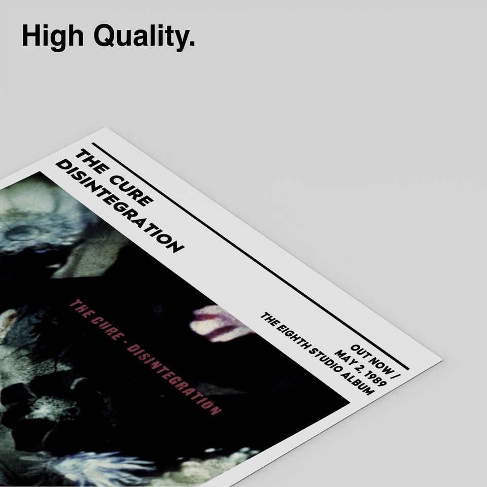 The Cure Album Poster