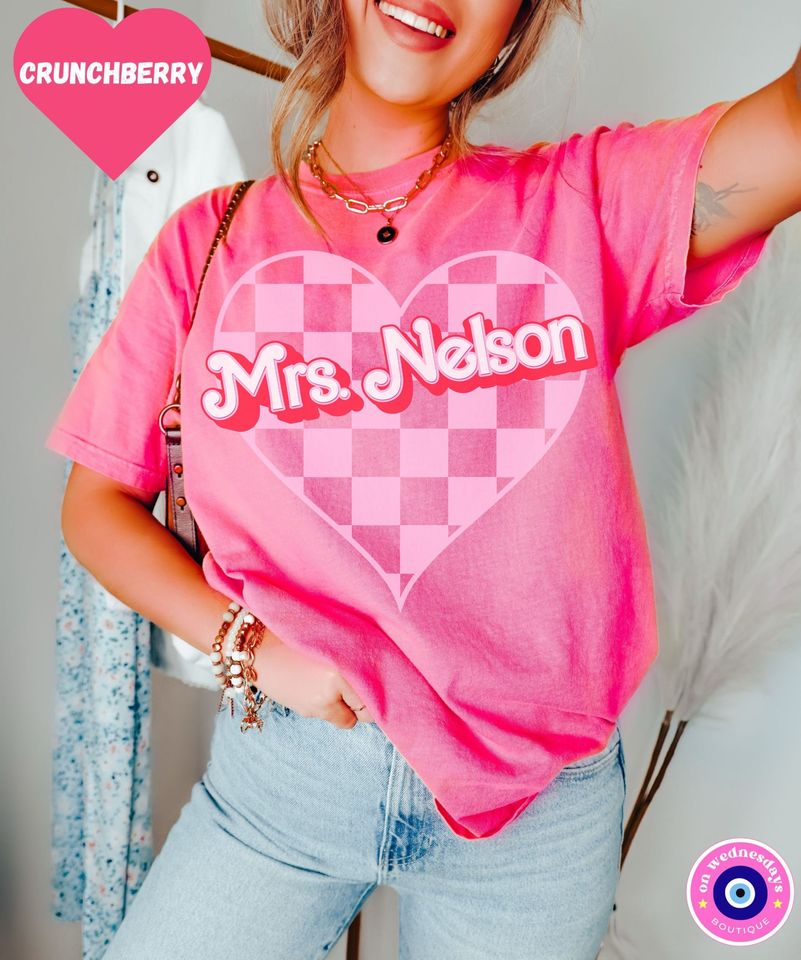 Valentines Day Teacher Shirt, Personalized Teacher Shirt