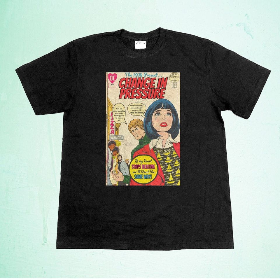 The 1975 Pressure Shirt, The 1975 TShirt, Vintage Retro Shirt, Vintage Music Shirt