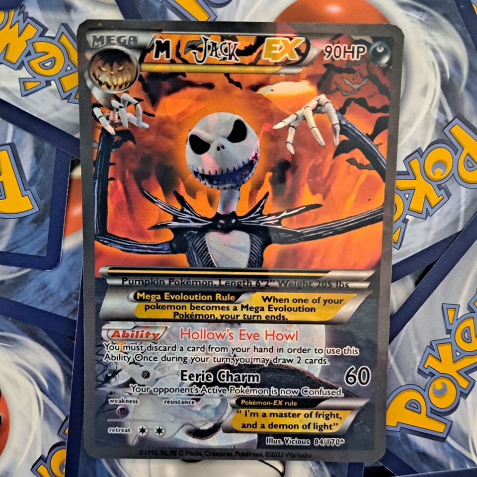 Nightmare Before Christmas - Jack Skellington PKM Card