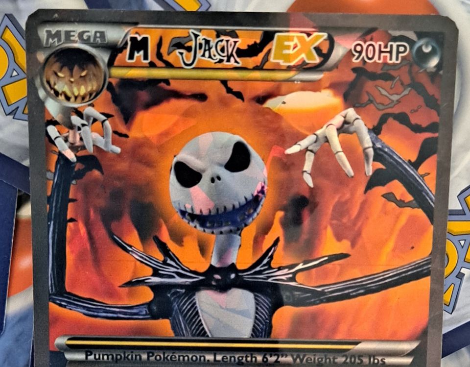 Nightmare Before Christmas - Jack Skellington PKM Card