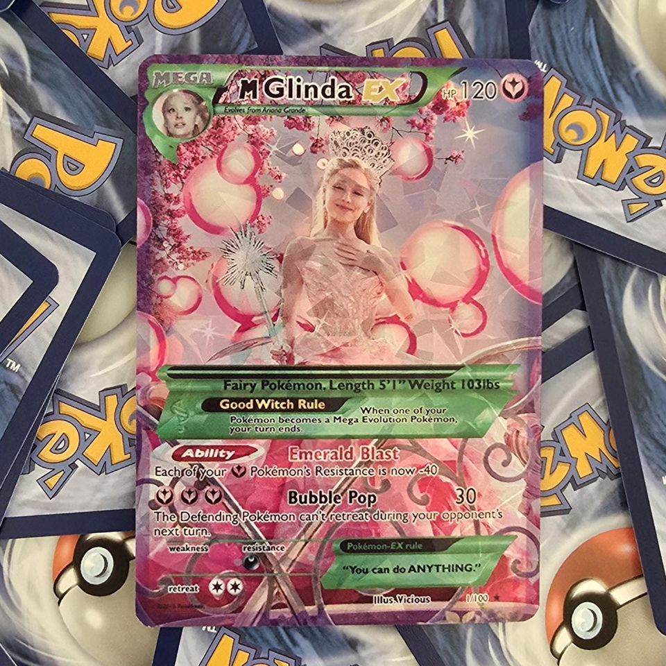 Glinda The Good Witch PKM Card - Wicked - Ariana