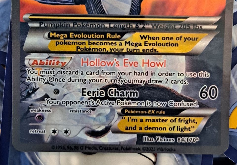 Nightmare Before Christmas - Jack Skellington PKM Card