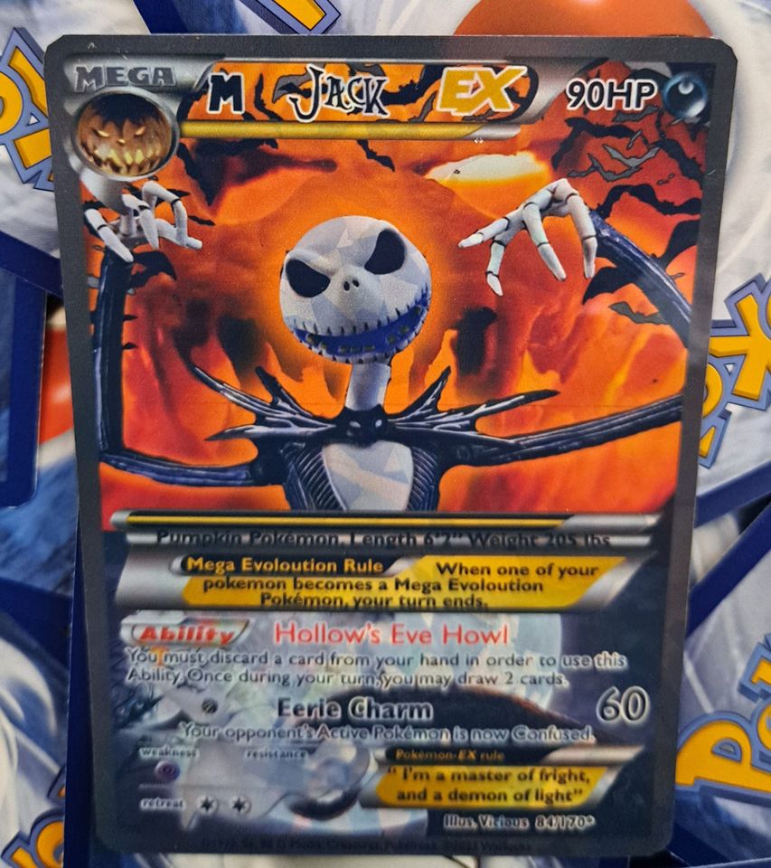 Nightmare Before Christmas - Jack Skellington PKM Card