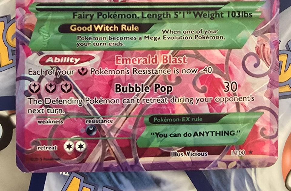 Glinda The Good Witch PKM Card - Wicked - Ariana