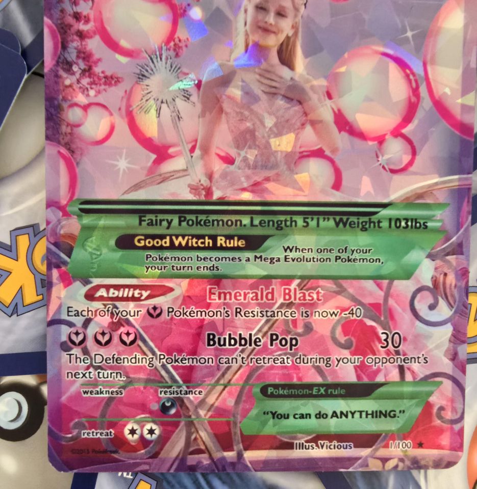 Glinda The Good Witch PKM Card - Wicked - Ariana