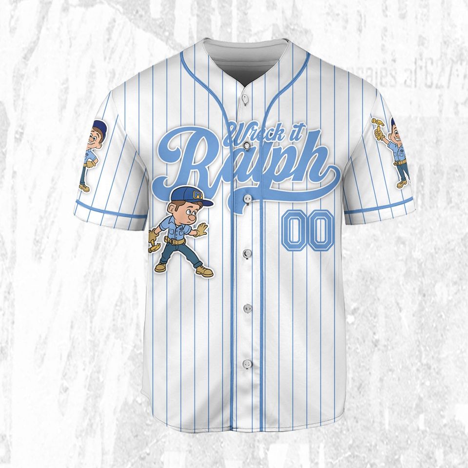Custom Disney Wreck it Ralph Felix Simple Stripe Jersey